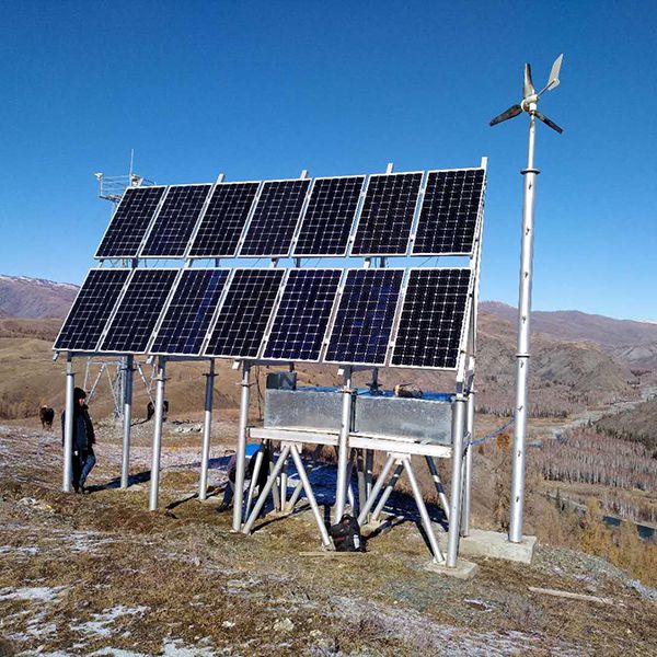مشروع نظام الطاقة الشمسية لمركز مراقبة أمن الحدود في منطقة كاناس التابعة لمقاطعة شينجيانغ 