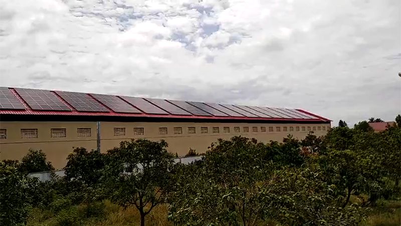منظومة طاقة شمسية في كمبوديا
